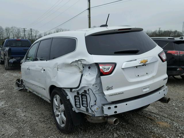 1GNKRJKD4HJ131451 - 2017 CHEVROLET TRAVERSE P WHITE photo 3