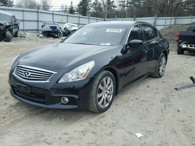 JN1CV6AR3BM406903 - 2011 INFINITI G37 BLACK photo 2