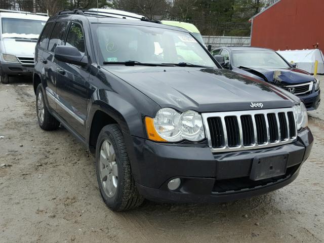 1J8HR58NX8C233263 - 2008 JEEP GRAND CHER BLACK photo 1