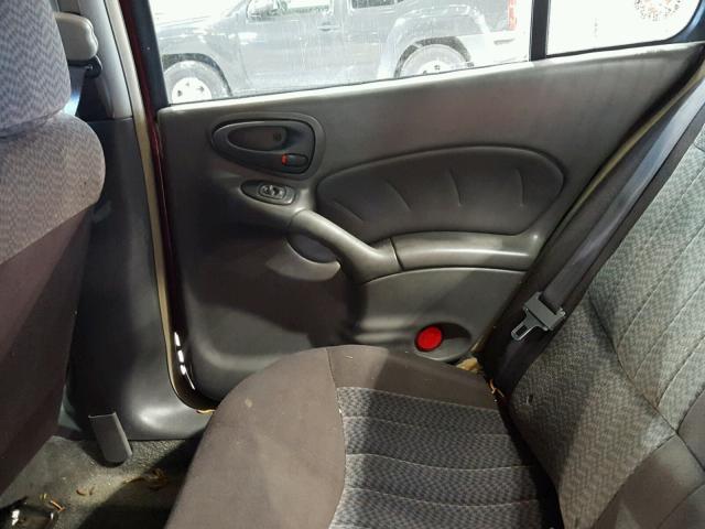 1G2NE52E35M135197 - 2005 PONTIAC GRAND AM S MAROON photo 6