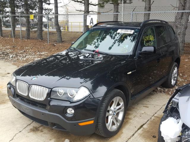 WBXPC93477WF29578 - 2007 BMW X3 3.0SI BLACK photo 2