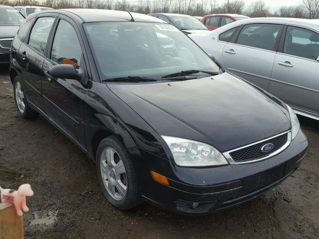 1FAHP37N47W140213 - 2007 FORD FOCUS ZX5 BLACK photo 1