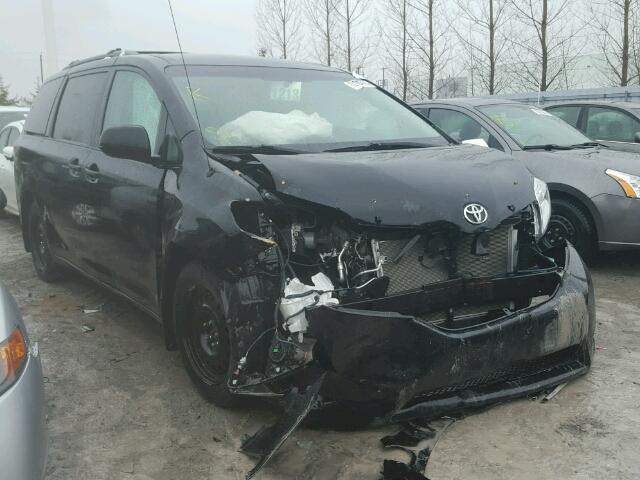 5TDKK3DC1DS287828 - 2013 TOYOTA SIENNA LE BLACK photo 1