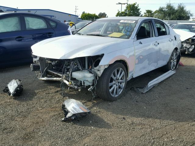 JTHBS1BL8D5003204 - 2013 LEXUS GS 450H SILVER photo 2