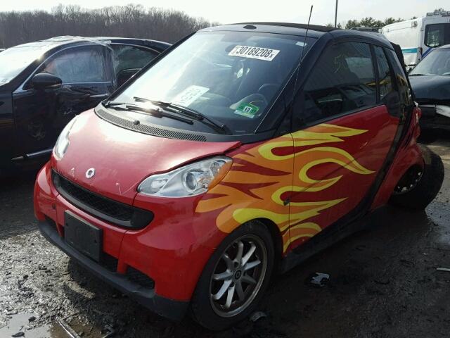 WMEEK31XX9K236218 - 2009 SMART FORTWO PAS 红色 照片 2