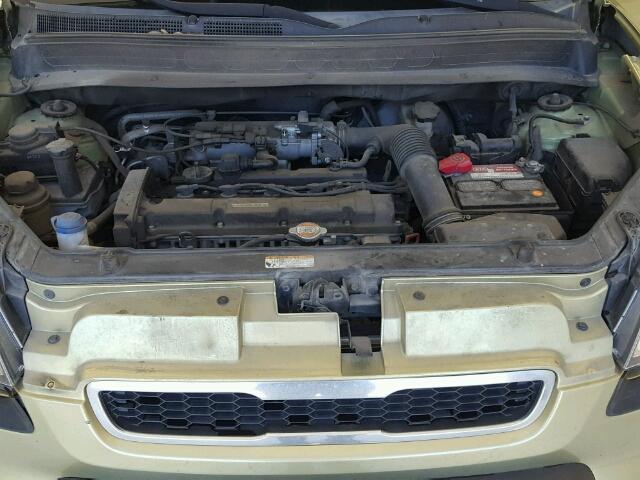 KNDJT2A21A7160145 - 2010 KIA SOUL + GREEN photo 7