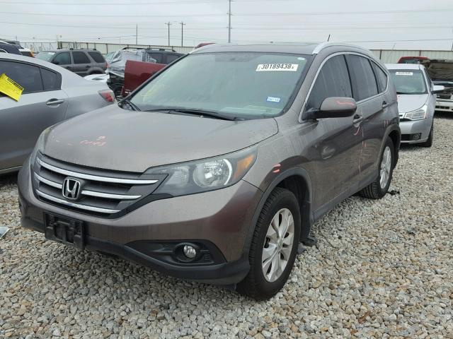 5J6RM3H73CL041296 - 2012 HONDA CR-V EXL GRAY photo 2