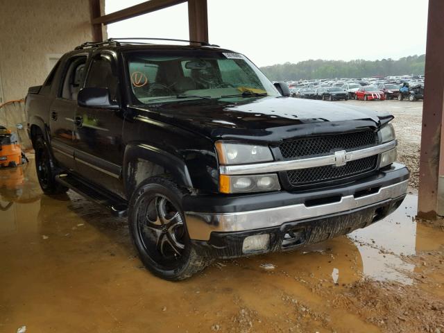 3GNEC13T13G321318 - 2003 CHEVROLET AVALANCHE BLACK photo 1