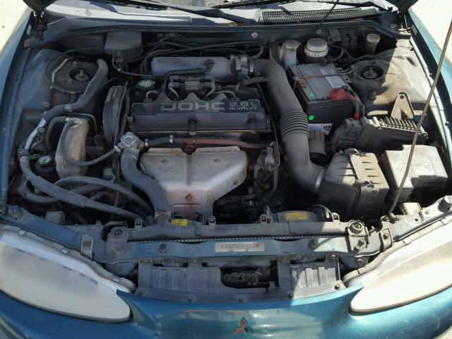 4A3AK44Y6TE262678 - 1996 MITSUBISHI ECLIPSE GS GREEN photo 7