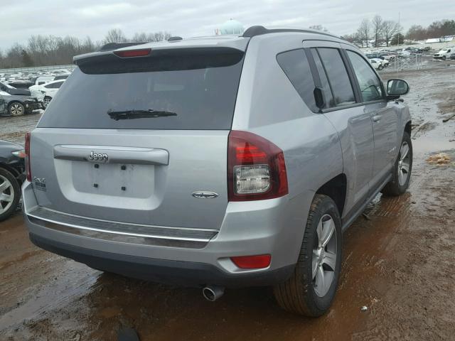 1C4NJDEB1HD167699 - 2017 JEEP COMPASS LA SILVER photo 4