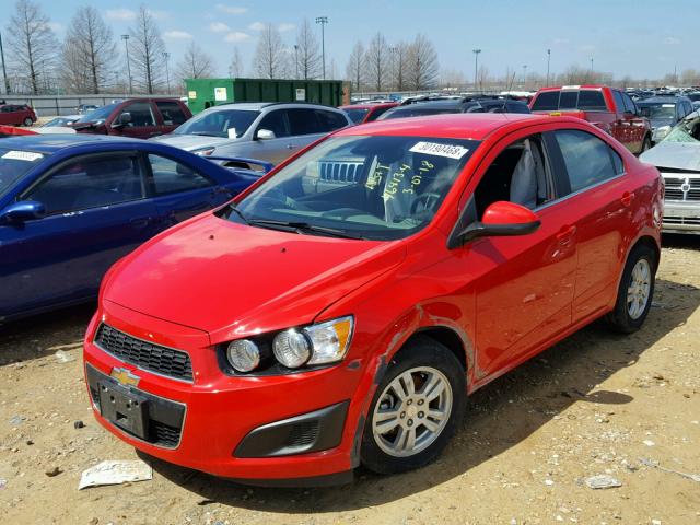 1G1JC5SH6G4101406 - 2016 CHEVROLET SONIC LT RED photo 9