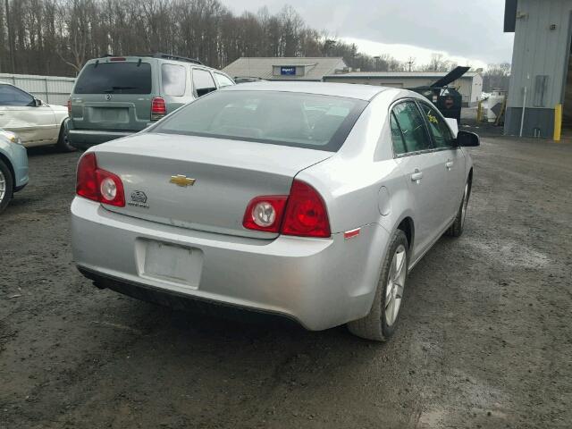 1G1ZA5EU2CF296887 - 2012 CHEVROLET MALIBU LS 银色 照片 4
