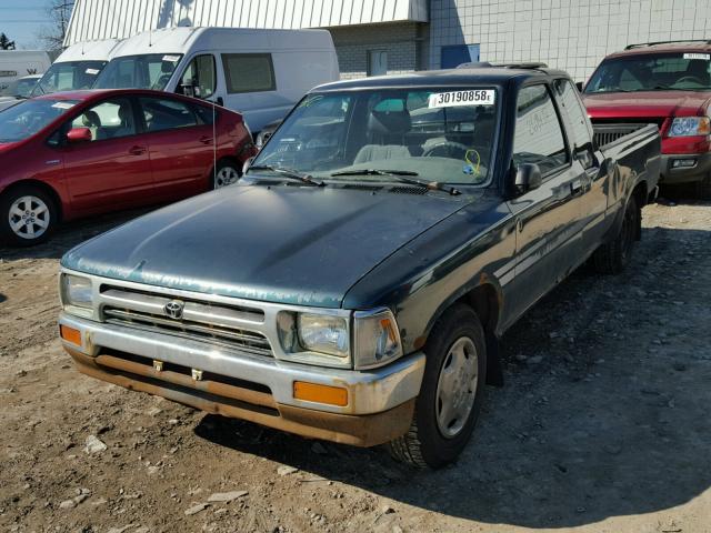 JT4VN93D2R5040591 - 1994 TOYOTA PICKUP 1/2 GREEN photo 2