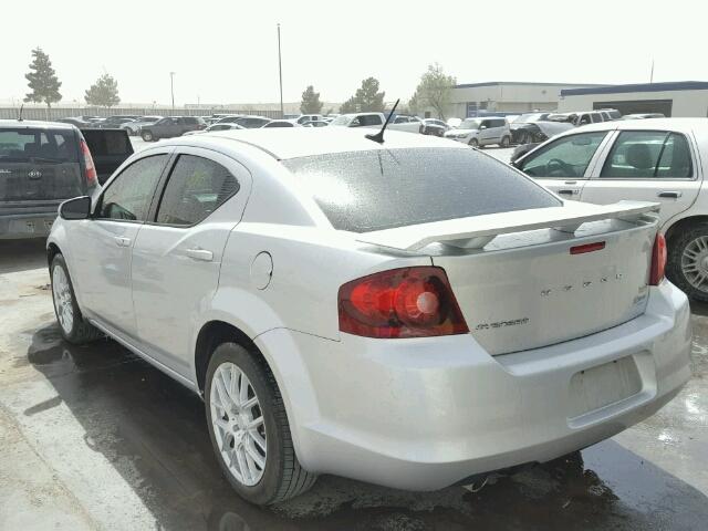 1B3BD1FG1BN526216 - 2011 DODGE AVENGER MA SILVER photo 3