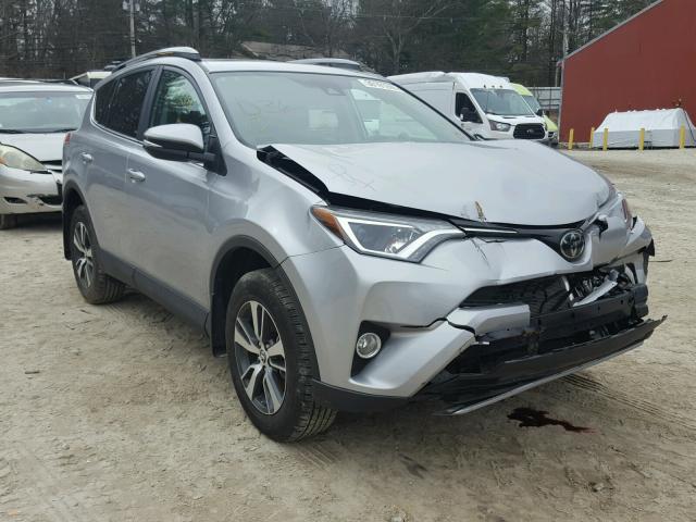 2T3RFREV4HW547407 - 2017 TOYOTA RAV4 XLE SILVER photo 1