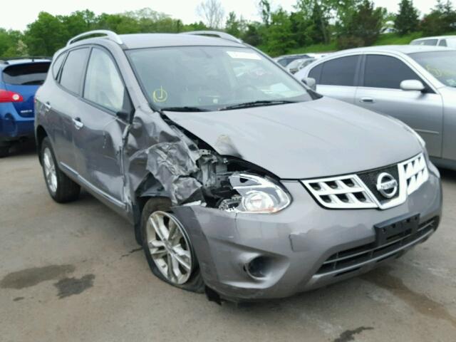 JN8AS5MV9DW634156 - 2013 NISSAN ROGUE S GRAY photo 1