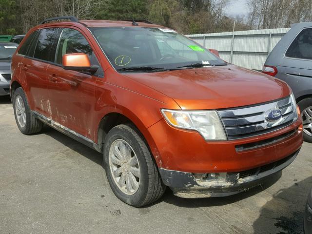 2FMDK38C77BA45257 - 2007 FORD EDGE SEL BLACK photo 1