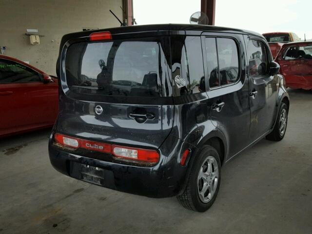 JN8AZ2KRXAT160408 - 2010 NISSAN CUBE BASE BLACK photo 4