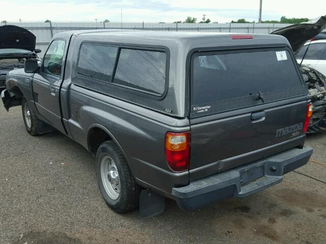 4F4YR12D06PM03126 - 2006 MAZDA B2300 GRAY photo 3