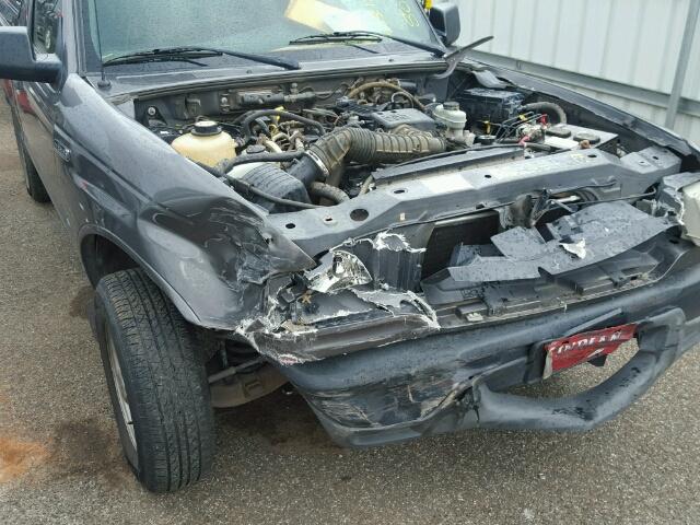 4F4YR12D06PM03126 - 2006 MAZDA B2300 GRAY photo 9