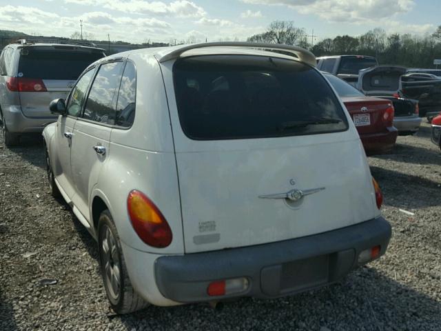 3C8FY4BBX1T291845 - 2001 CHRYSLER PT CRUISER WHITE photo 3