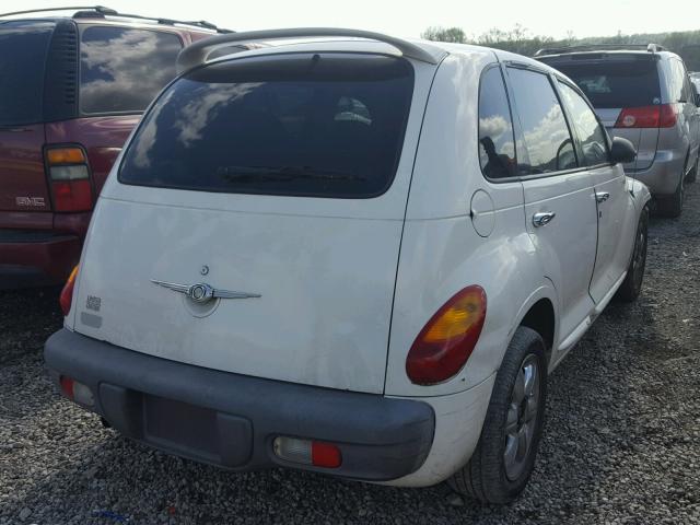 3C8FY4BBX1T291845 - 2001 CHRYSLER PT CRUISER WHITE photo 4