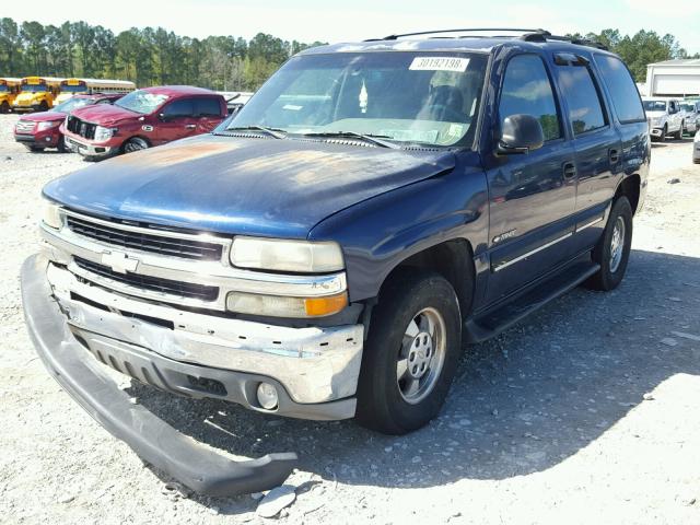 1GNEC13T71J317365 - 2001 CHEVROLET TAHOE C150 BLUE photo 2