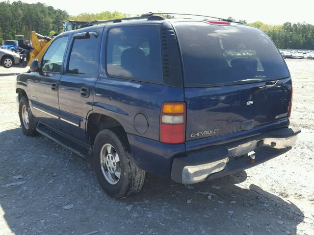 1GNEC13T71J317365 - 2001 CHEVROLET TAHOE C150 BLUE photo 3