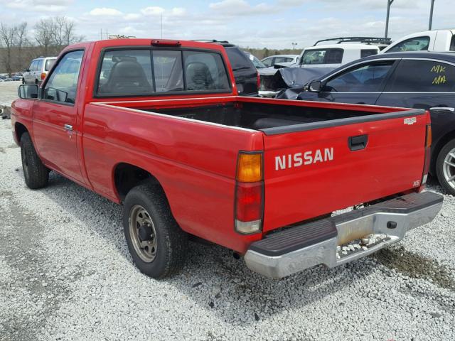 1N6SD11S0SC406507 - 1995 NISSAN TRUCK E/XE RED photo 3