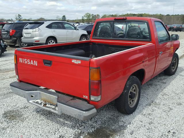 1N6SD11S0SC406507 - 1995 NISSAN TRUCK E/XE RED photo 4