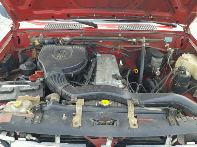 1N6SD11S0SC406507 - 1995 NISSAN TRUCK E/XE RED photo 7