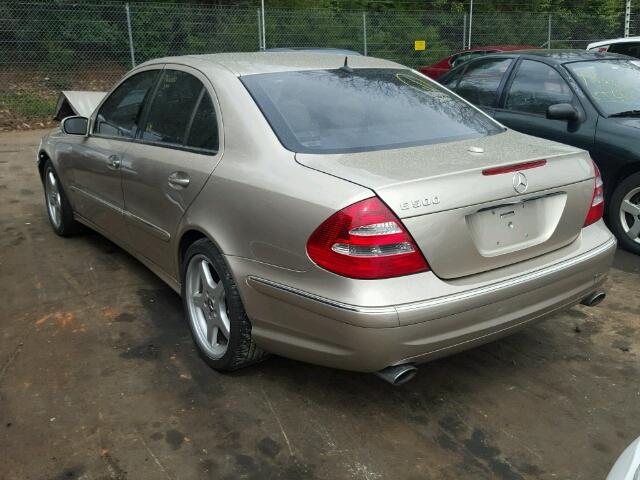 WDBUF70J85A675807 - 2005 MERCEDES-BENZ E 500 GOLD photo 3