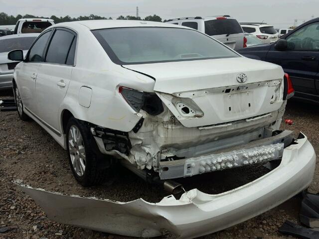 4T1BK3DB4BU389362 - 2011 TOYOTA AVALON BAS WHITE photo 3