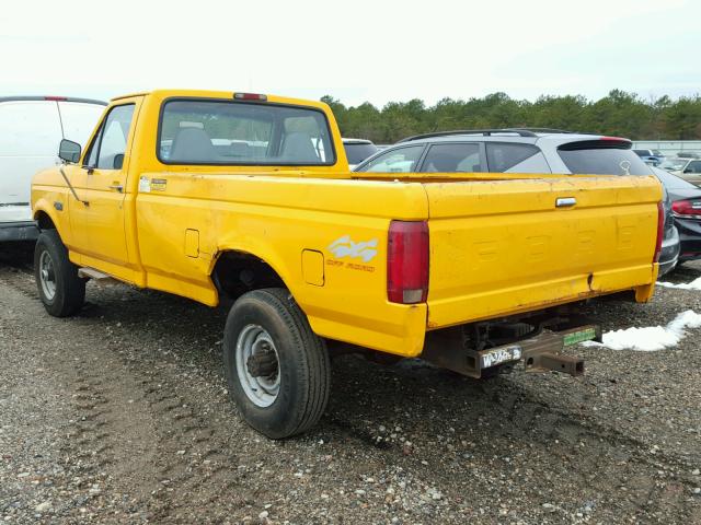 1FTHF26HXVEC03529 - 1997 FORD F250 YELLOW photo 3