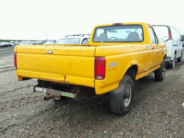 1FTHF26HXVEC03529 - 1997 FORD F250 YELLOW photo 4