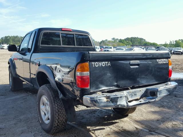 5TESN92N33Z169649 - 2003 TOYOTA TACOMA XTR BLACK photo 3