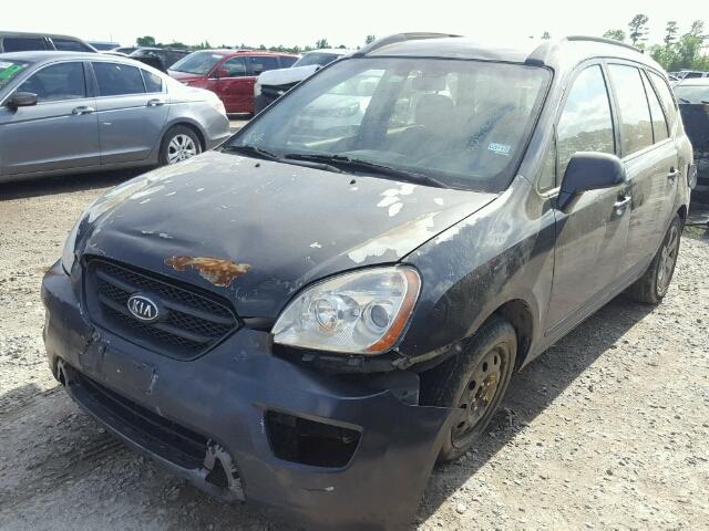 KNAFG526777110949 - 2007 KIA RONDO LX GRAY photo 2