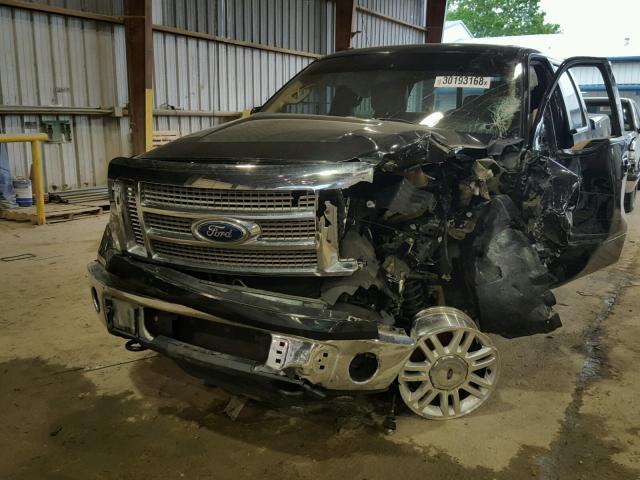 1FTFW1EF1CFA09674 - 2012 FORD F150 SUPER BLACK photo 9