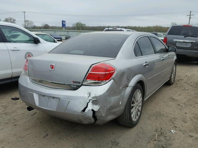 1G8ZV57797F274128 - 2007 SATURN AURA XR GRAY photo 4