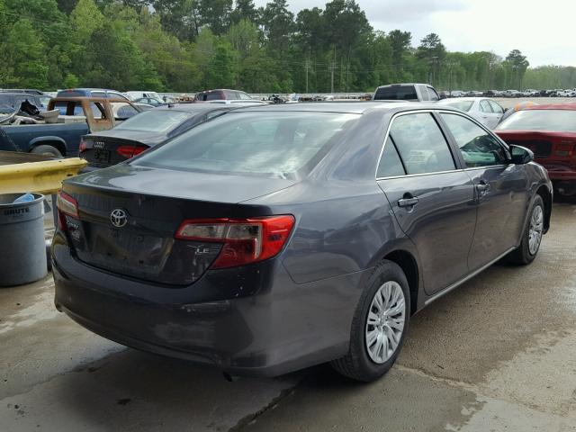 4T1BF1FK3CU121510 - 2012 TOYOTA CAMRY BASE GRAY photo 4