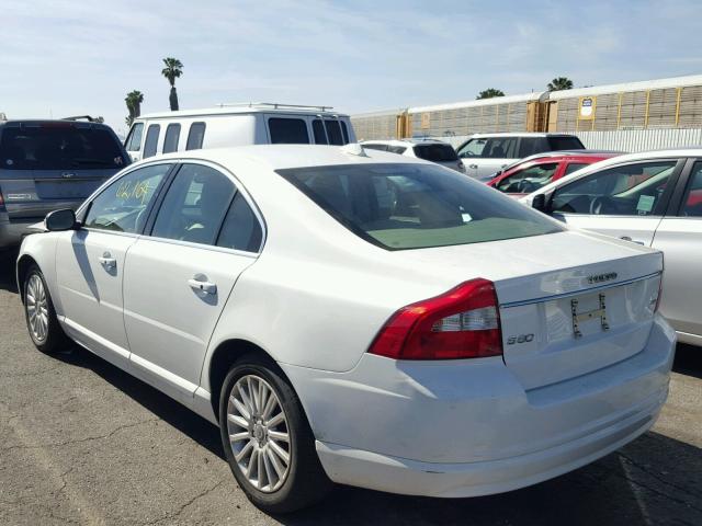 YV1AS982581057643 - 2008 VOLVO S80 3.2 WHITE photo 3