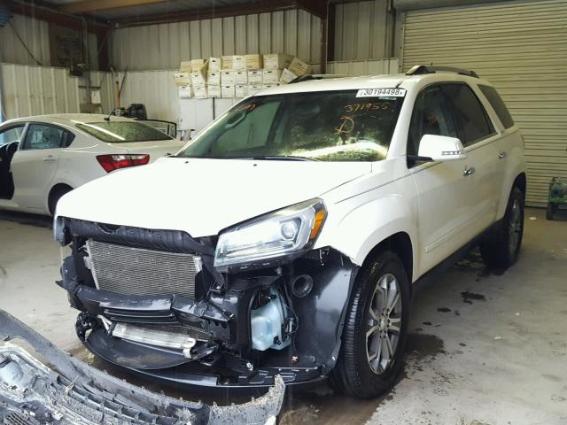 1GKKRRKD5EJ371955 - 2014 GMC ACADIA SLT თეთრი ფოტო 2