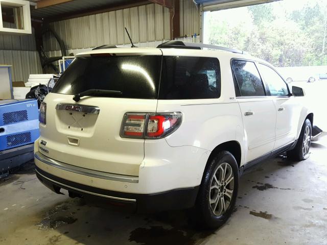 1GKKRRKD5EJ371955 - 2014 GMC ACADIA SLT თეთრი ფოტო 4