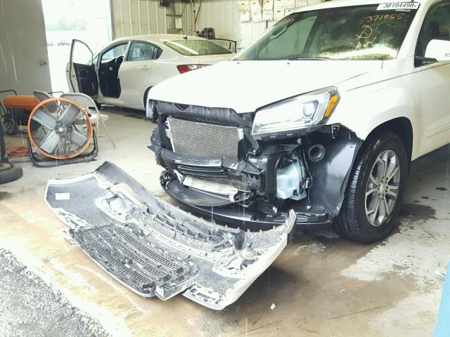 1GKKRRKD5EJ371955 - 2014 GMC ACADIA SLT თეთრი ფოტო 9