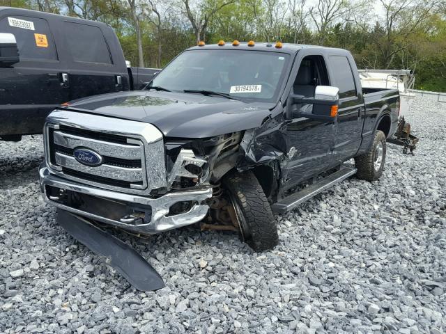 1FT8W3BT7FEC20760 - 2015 FORD F350 SUPER BLACK photo 2