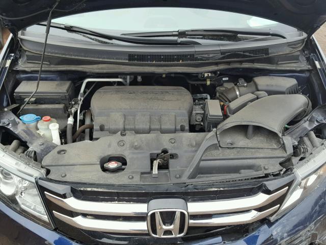 5FNRL5H24GB041230 - 2016 HONDA ODYSSEY LX BLUE photo 7