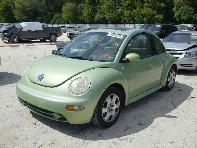 3VWCK21C22M403275 - 2002 VOLKSWAGEN NEW BEETLE 绿色 照片 2