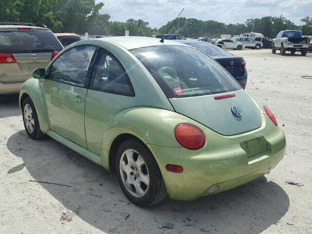 3VWCK21C22M403275 - 2002 VOLKSWAGEN NEW BEETLE 绿色 照片 3