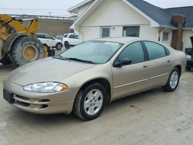 2B3HD46R82H231121 - 2002 DODGE INTREPID S ოქროსფერი ფოტო 2