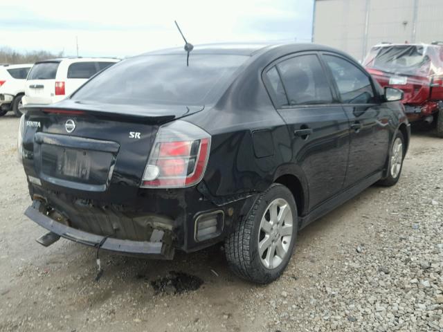 3N1AB6AP5CL667072 - 2012 NISSAN SENTRA 2.0 BLACK photo 4